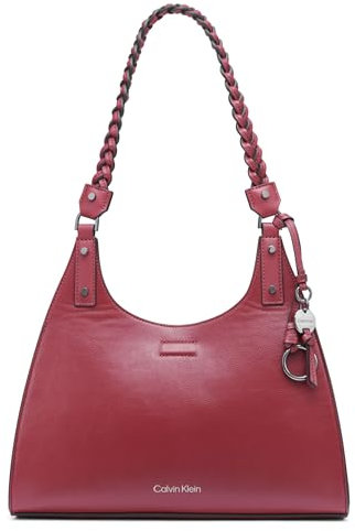 Calvin Klein Damen Shelly Novelty Umhängetasche, Cabernet