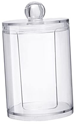 Gatuida Kosmetik Wattepad Spender Transparente Aufbewahrungsbox Für Make-up Accessoires Eleganter Organizer Für Badezimmer Und Kosmetiktisch Für Wattepads Und Make-up Schwämme