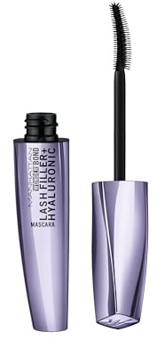 MANHATTAN Wonder'Bond Lash Filler & Hyaluronic Mascara, 002 Brown, Lash Filler Mascara, Bonding Serum, Volumenmascara, Hyaluronsäure, wischfest, 11 ml