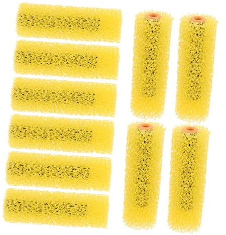 Textured Paint Roller Covers 10pcs Sponge Embossed Roller Brushes