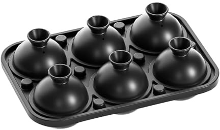 Ensemble de moules à glaçons professionnels en forme de losange en forme de sphères de cristal en silicone pour cocktails et whiskies