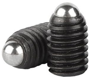 Schwarze Sechskant-Schraube aus legiertem Stahl der Güteklasse 12.9 mit Federkugelgelenk und Gewindestift(M8x12mm)