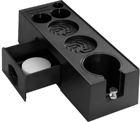 Espresso tamper – 58 mm ABS italiensk manipuleringsställ handtag | Kaffebryggare set lådhållare bänkskiva tillbehör kafé espresso utrustning organiserare station premium kit Pro