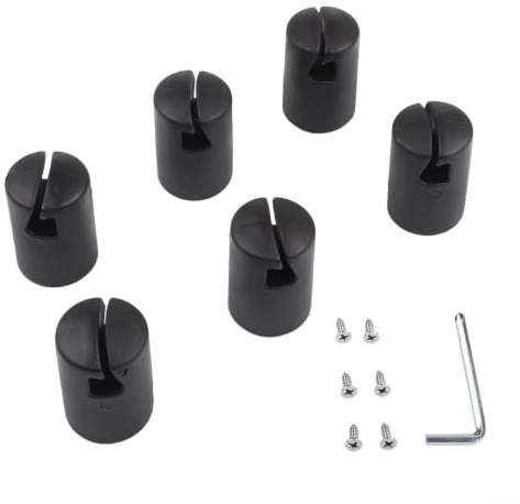 Fundas protectoras para reboteador, 6 unidades, carcasa de tubo de espuma para fitness, mangas de tubo de seguridad, almohadillas antideslizantes de plástico ABS