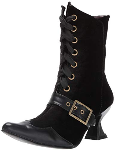 Ellie Shoes Damer 301-tabby halvlånga stövlar, svart - 40.5 EU