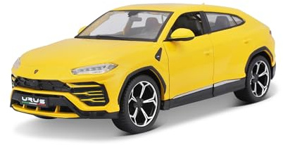 Maisto Lamborghini Urus: Modellbil i skala 1:24, dörrar att öppna, 20 cm, grå (531519)