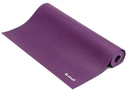 B Yoga Yogamatte B Mat Everyday, Alltags-, Sportmatte aus Naturkautschuk (Deep Purple, Maße: 215 cm x 66 cm x 0,4 cm; Gewicht: 2,0 kg)