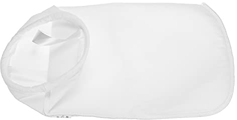 sourcing map 15 Micron Paint Filter Bag PE Strainer for Filtering Paint, Gasoline, Fuel, Home Brewing (7.09x7.09x16.93)