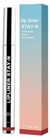 Delineador de labios Plump Lines Lip Liner,Perfilador de Labios Removible,Delineador de Labios Extraíble,Lápiz de Contorno de Labios Extraíble,Lápiz Labial Extraible Resistente al Agua