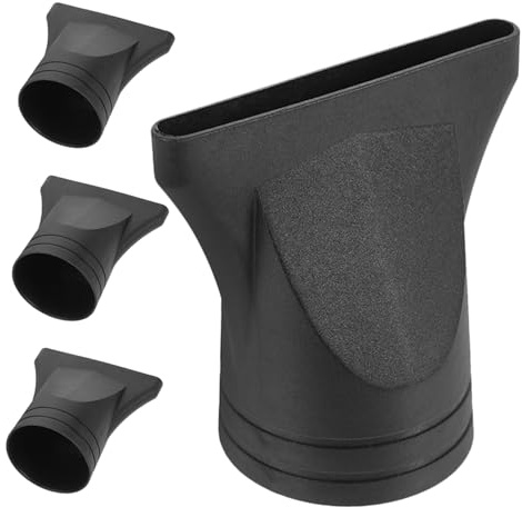 Homoyoyo Accessorio Diffusore per Chioma 4 Pezzi Ugelli Stretti per Asciugacapelli Compatibili Diametro 4-4,8 Cm Resistenti Alte Temperature per Styling Domestico e Salone