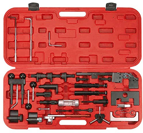 Kit de Herramientas para Calado de distribucion y Ajuste de Correa de Motor Compatible con Aud Volks VAG SKODA Y SEAT Gasolina y diésel