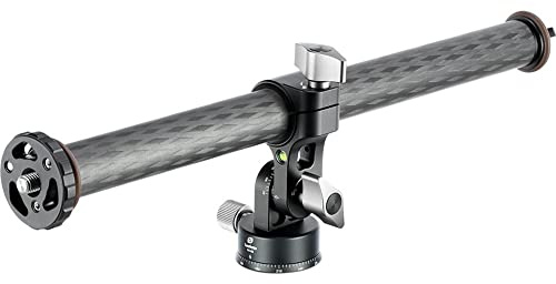 Leofoto HC-28 Center Column Toothed System, Carbon Fiber, Reversible 1/4 &3/8 stud, Weight Hook