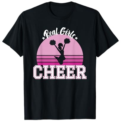 Cheerleading Real Girls Cheer Pompons Cheer Pom girls Cadeau T-Shirt