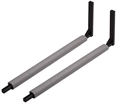 AZZAP Dachboxhalter mit Zubehör Dachboxträger Wandhalterung Dachboxenhalterung WSB_GRAU