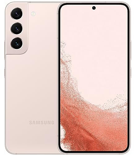 Samsung Galaxy S22 5G 128GB Neu 8GB RAM Roségold 3.700mAh Akku AI Handy Android 15 Smartphone ohne Simlock ohne Branding