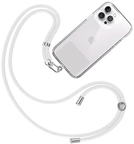 TBOC Band Handykette Schlüsselband Kette Handyschnur Zum Aufhängen Nacken Umhängen Universal für Handy mit Pad Handyband Patch Karabiner Hülle Handyhülle Lanyard Schlüsselbänder