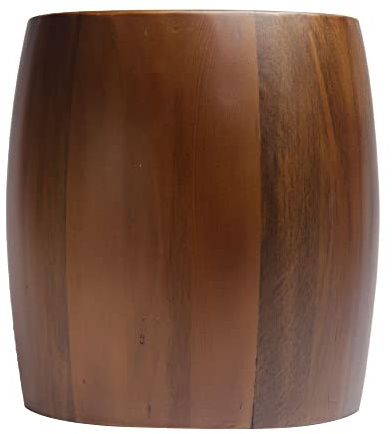 meditorro Dyonis Noyer Seau a Champagne, Seau a vin, Seau a Glace en Bois, en INOX. Fait Main, Produit Artisanal, pour Art de Table, Art de Vivre.