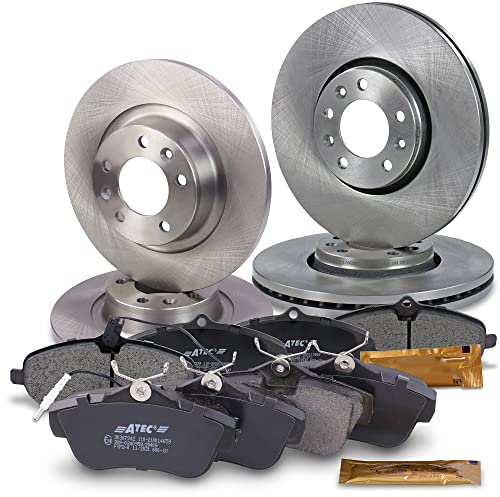 ATEC Germany Bremsenset inkl. Bremsscheiben Vorne Ø 304mm Belüftet+ Hinten | Kompatibel mit: CITROËN JUMPY II, JUMPY II Kasten, FIAT SCUDO Bus, SCUDO Kasten, SCUDO Pritsche/Fahrgestell
