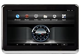 PAKLIF Lecteur DVD Portable Écran de Divertissement arrière de Voiture TV d'affichage de 10,1 Pouces Appui-tête Externe de 10,1 Pouces pour la Voiture (Size : 2+16)