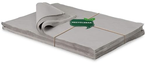 BB-Verpackungen 1 kg Seidenpapier Packseide SMALL 37,5 x 50 cm 35 g/m² (1kg ca. 150 Blatt) | Packpapier in Industriequalität für Umzug und Versand aus recyceltem Material