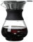 PIQIUQIU Pour Over Kaffeemaschine 400ml, Glaskaffeemaschine Handtropf-Kaffeemaschine Kaffee-Tropfmaschine Manueller mit Edelstahlfilter