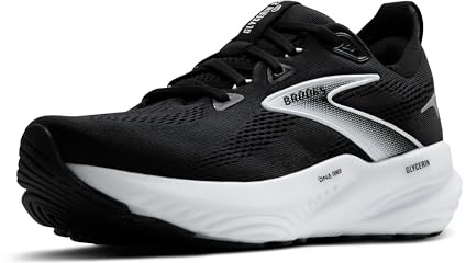 Brooks Men’s Glycerin 22 Neutral Running Shoe - Black/Grey/White - 14 Medium