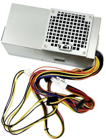 Kiligeary Transformador de Fuente de alimentación para computadora de 24+4 Pines 250W para Modelo H250AD-0 L250AD-00 AC250AD-00 DPS-250AB-68A L250PS-00 para DELL V3800 V260S 580S 220S 390/790/3010 DT