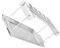 TOYANDONA 1 Satz Outdoor-Grill aus Edelstahl BBQ Grillrost grillzubehör set Robuster Grillrost Grillhähnchen falten bbq braten halter hähnchen bratengestell Rostfreier Stahl Silver