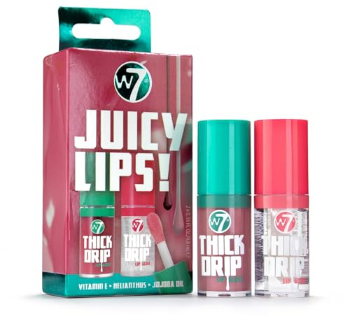 W7 Juicy Lips lucidalabbra - Gloss labbra idratanti - Too Close & In The Clear