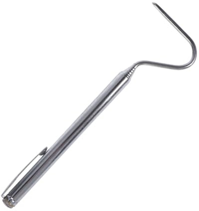 SHINEOFI 68cm Stainless Steel Retractable Snake Hook Duckbill Head Reptile Tool and Grabber for Small Snakes