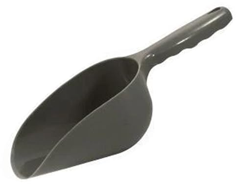 MAXPERKX Ice Cube Scoops Polypropylene Measuring Scoops Plastic Ice Tray Shovel Sugar Small Grains Shovel Flour Candy Dessert for Party Dessert Buffet Weddings Rice Beans Grey
