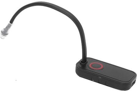Asixxsix Luz de Pinzas de Injerto de Pestañas con LED de 1W 405nm, Manguera Flexible de 180°, Curado de Pegamento de 1 Segundo, Control Táctil para Extensiones de Pestañas Lámpara Portátil de Salón