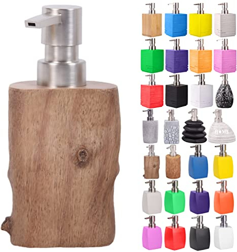 Seifenspender | viele schöne Seifenspender zur Auswahl | modernes, stylisches Design | Blickfang für jedes Badezimmer (Old Tree)