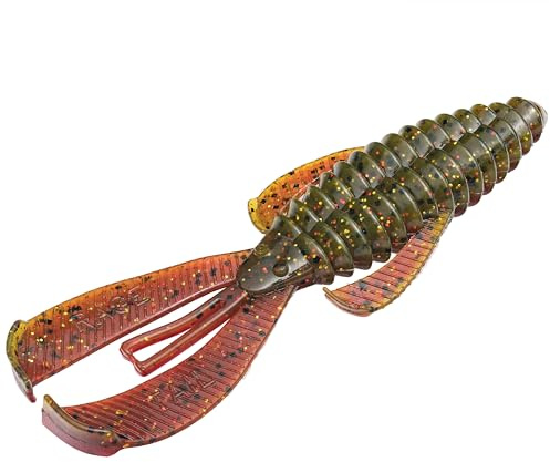 Strike King Rage Bug Fishing Lure, Soft Plastic Craw, Falcon Lake Craw, 4-Inches, 7-Pack