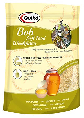 Quiko Bob 1Kg - Weichfutter für Wachteln, Fasane und Bodenvögel