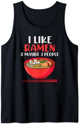 Bol De Ramen Drôle Cuisine Japonaise Animé Nouilles De Ramen Débardeur