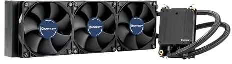 UNYKAch Aquasphere PRO 360 INTEL XEON 4677 Refrigeración Líquida CPU | Radiador Aluminio 360mm, 3 Ventiladores 120mm PWM, Bomba Cerámica 450W TDP, Compatible Intel LGA4189/LGA4677