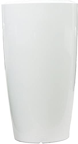 Degardo Rovio III, Design-Pflanzgefäß, Blumentopf (Weiß (ähnlich RAL 9003), Ohne Beleuchtung)
