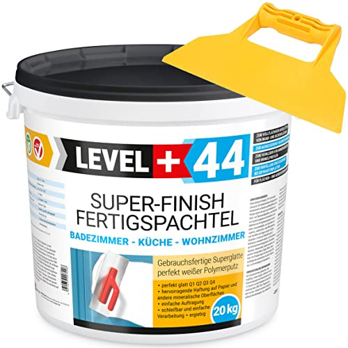 Super Finish färdig spatel Q1-Q4 spatel 20 kg perfekt slät vit inomhus plastspatel utan tandningsset RM44