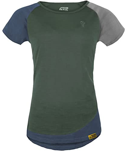 Grüezi-Bag Damen Janeway WoodWool T-Shirt, Bayberry Green, S