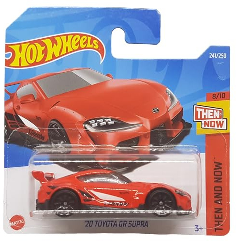 Hot Wheels - ´20 Toyota GR Supra - Then and Now 8/10 - HCT62 - Short Card - rot - GReddy - Mattel 2022