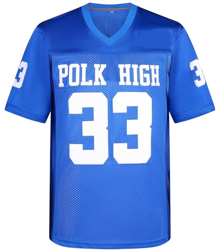 kioken AL Bundy Fußballtrikot, 33 Polk High Shirt, Herren, Blau, Größe S-3XL