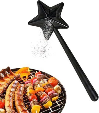 Spargere spezie, bacchetta sale e pepe, bacchetta a forma di stella, bacchetta a forma di stella per cucina, ristorante