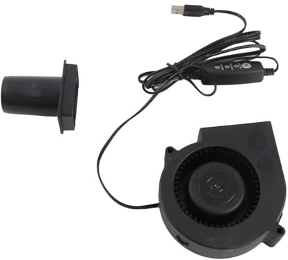 Ventilador USB de 3,8 Pulgadas, Modo de 3 Velocidades, 3800 RPM, 22 CFM, para Refrigeración Electrónica de PC, Color