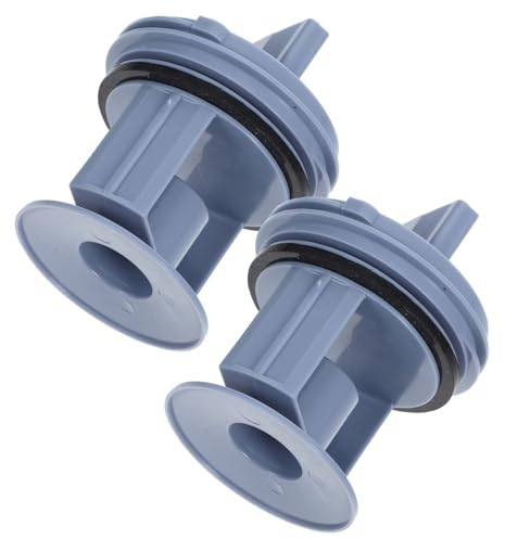 Washer Drain Pump Filter 2pcs Abs Coin Trap Replacement Cover | Model 06, 5.1cm Lower Diameter, Drum Type Appliance Accessory, Easy Installation for Drain Outlet