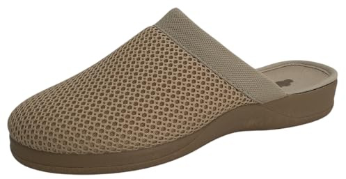 J. Ruiz calzados JR Zapatillas de Casa Mujer Verano - Fabricado en España (Beige, Sistema tallas calzado EU, Adulto, Mujer, Números, mediano, 37)