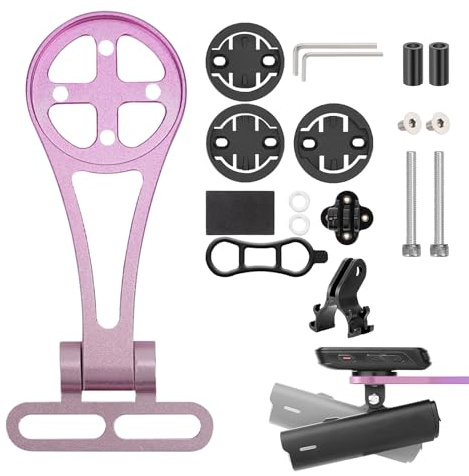 Generisch Supporto per bicicletta da mountain bike, per computer, supporto per manubrio della bicicletta, regolabile, per pendolari, tour di navigazione