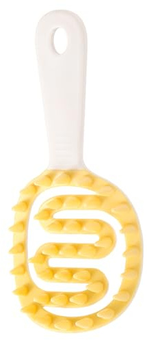 Peigne de massage en silicone pour cuir chevelu – Brosse à shampooing | prise en main ergonomique | Outil de nettoyage des cheveux doux, peigne de shampooing en silicone, masseur relaxant du cuir