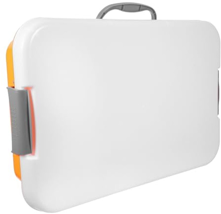 Mipcase Boîte à Sable Portable Stable avec Poignée et Couvercle Étanche Bac à Sable Garçon Fille pour Jeux Créatifs et Rangement Éducatif