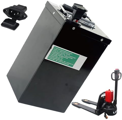 HJGHY Batterie 48 V 30 Ah LiFePO4 pour transpalette électrique, Compatible avec Les Kits de Conversion Moteur 1500 W et Les Chariots élévateurs électriques 48 V avec poignée.,A 48v30ah